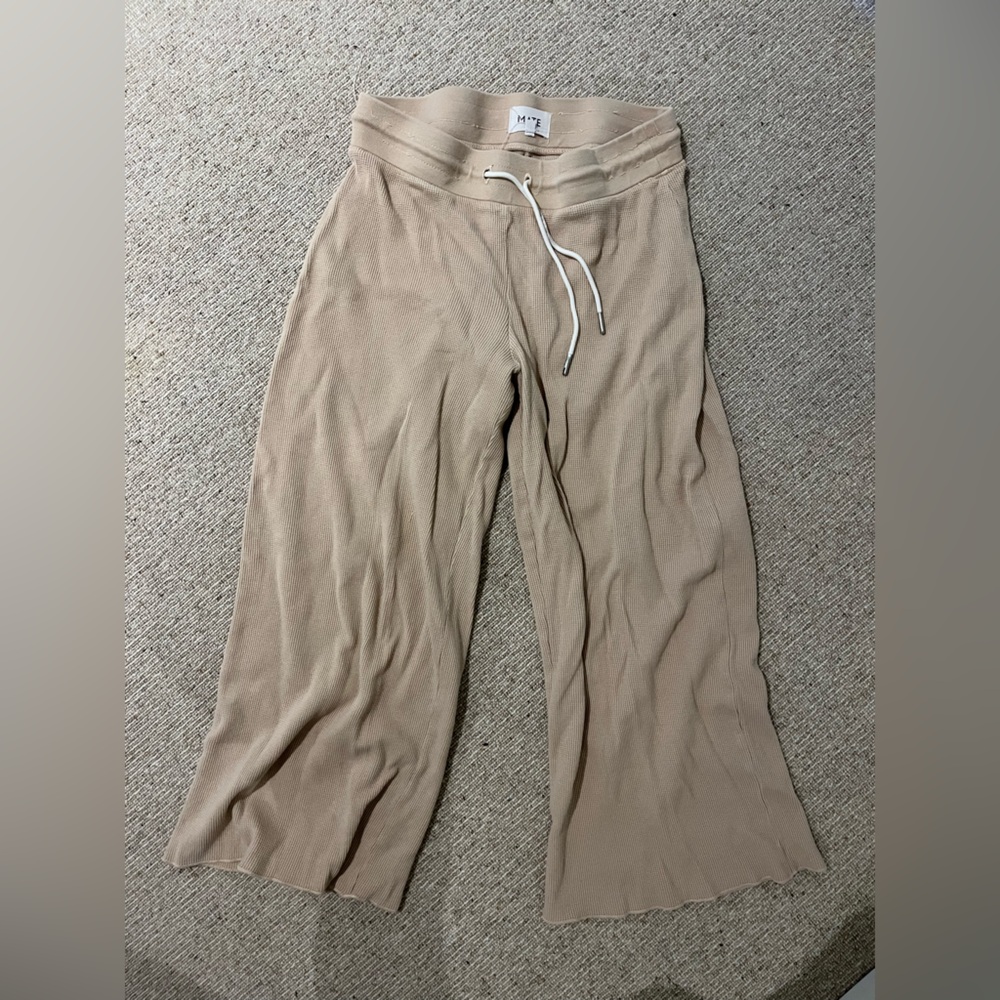 Mate the label wide leg organic thermal pant
